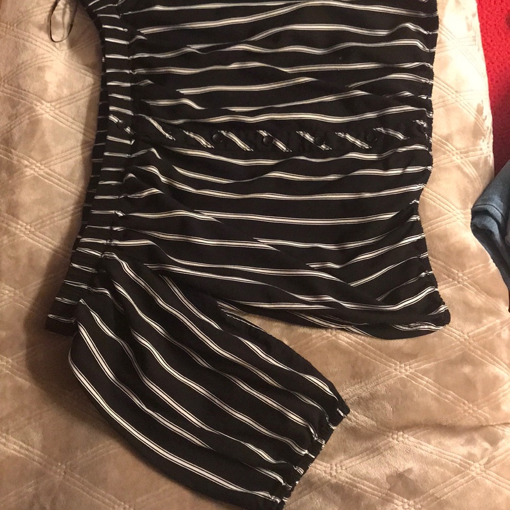 Black and white top